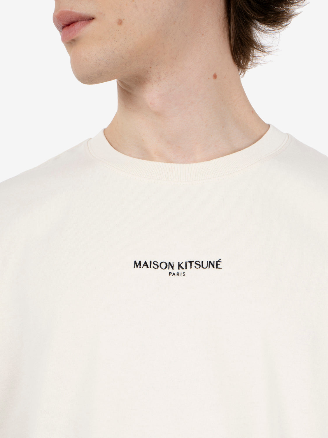 Maison Kitsuné Paris comfort tee noble beige