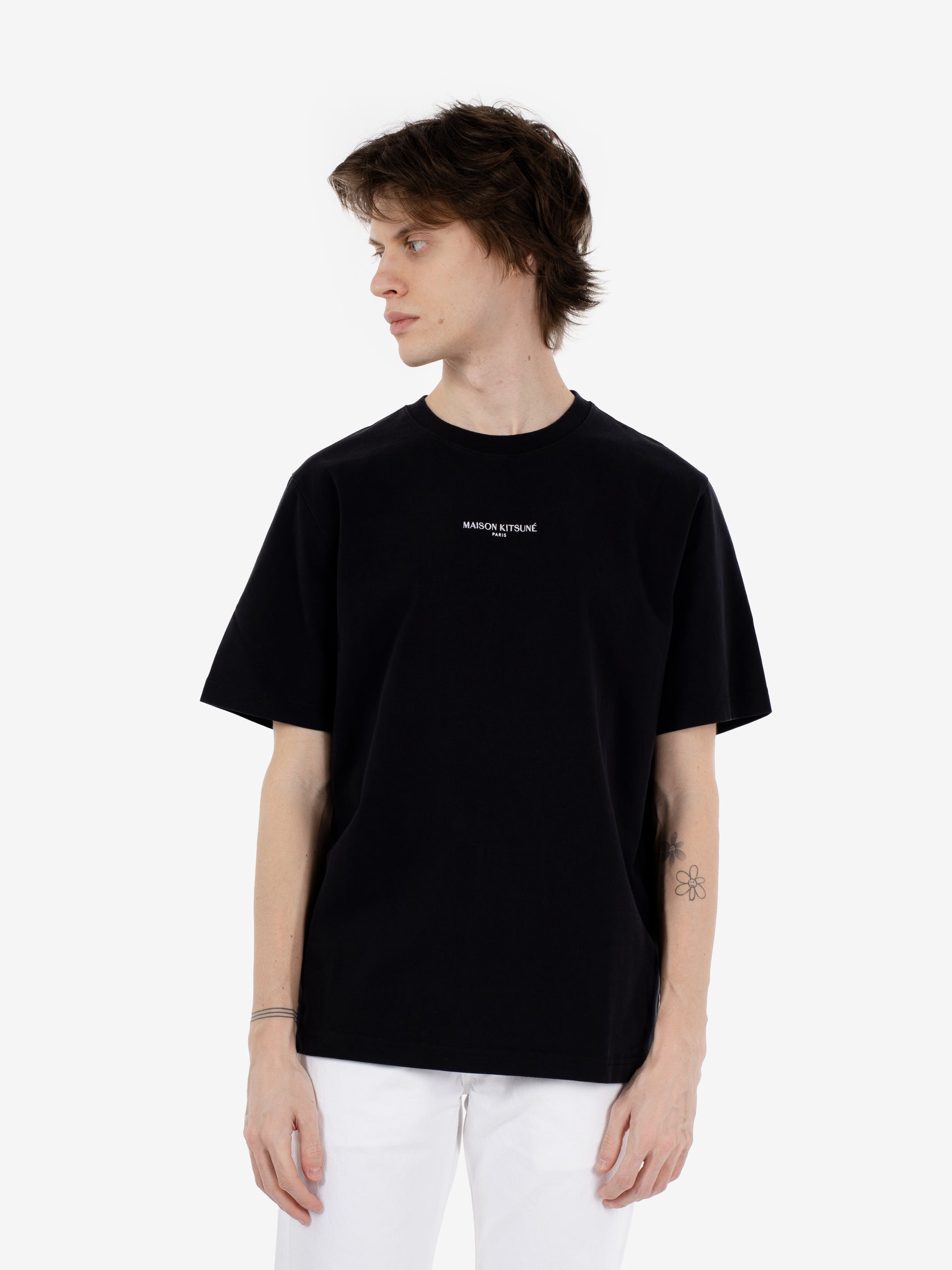 Maison Kitsuné Paris tee black