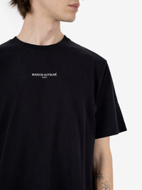 Maison Kitsuné Paris tee black