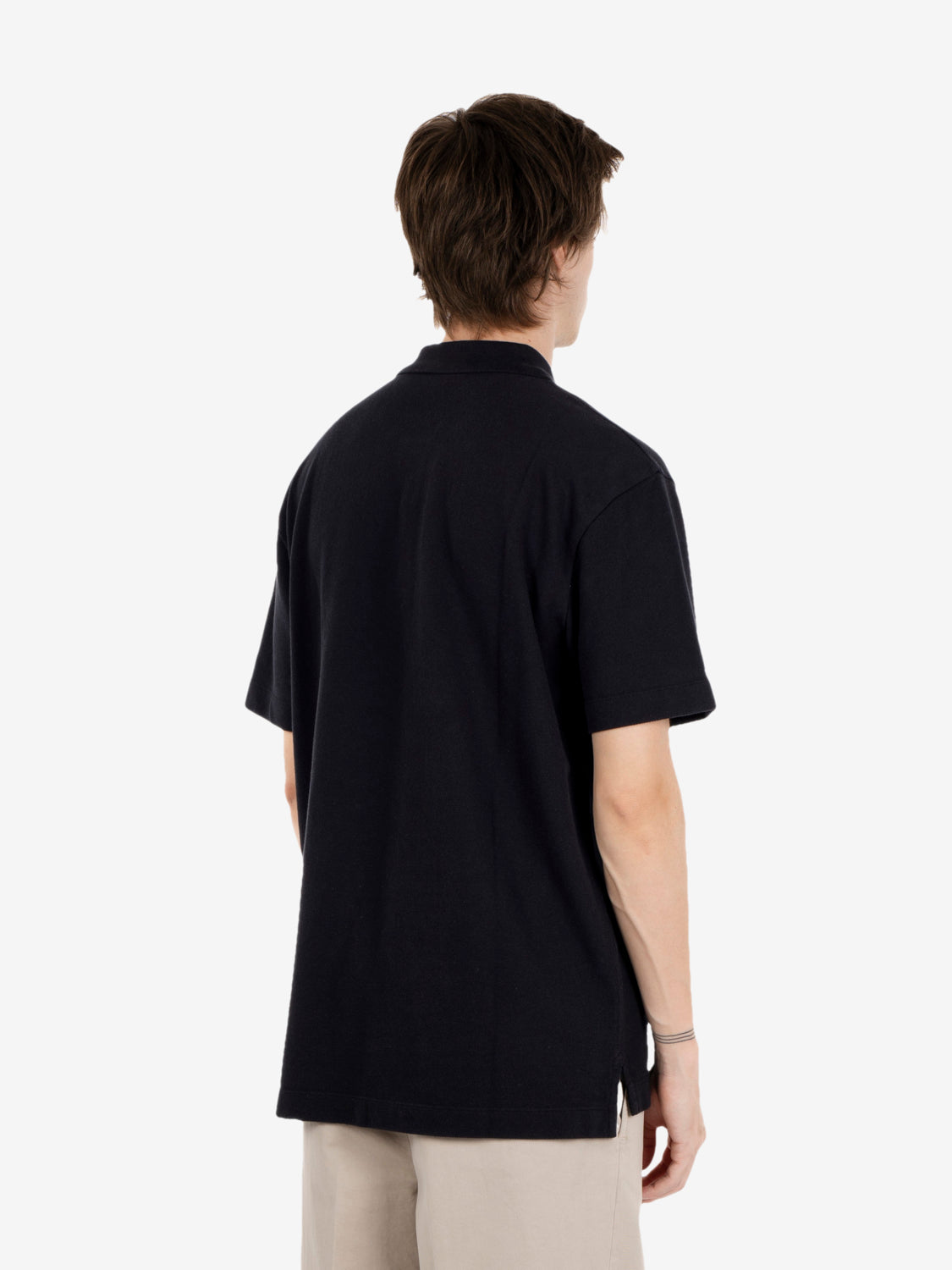 RED PROFILE FOX COMFORT POLO BLACK MRMJL01KP0001_P199