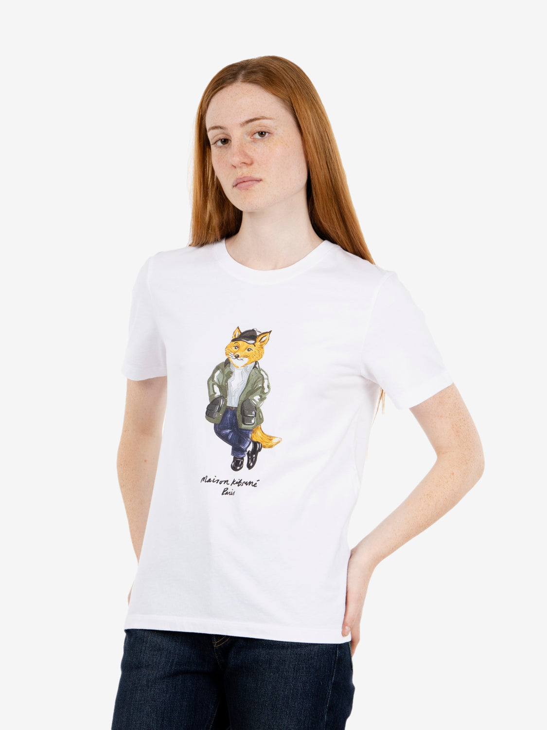 Weekend fox tee white