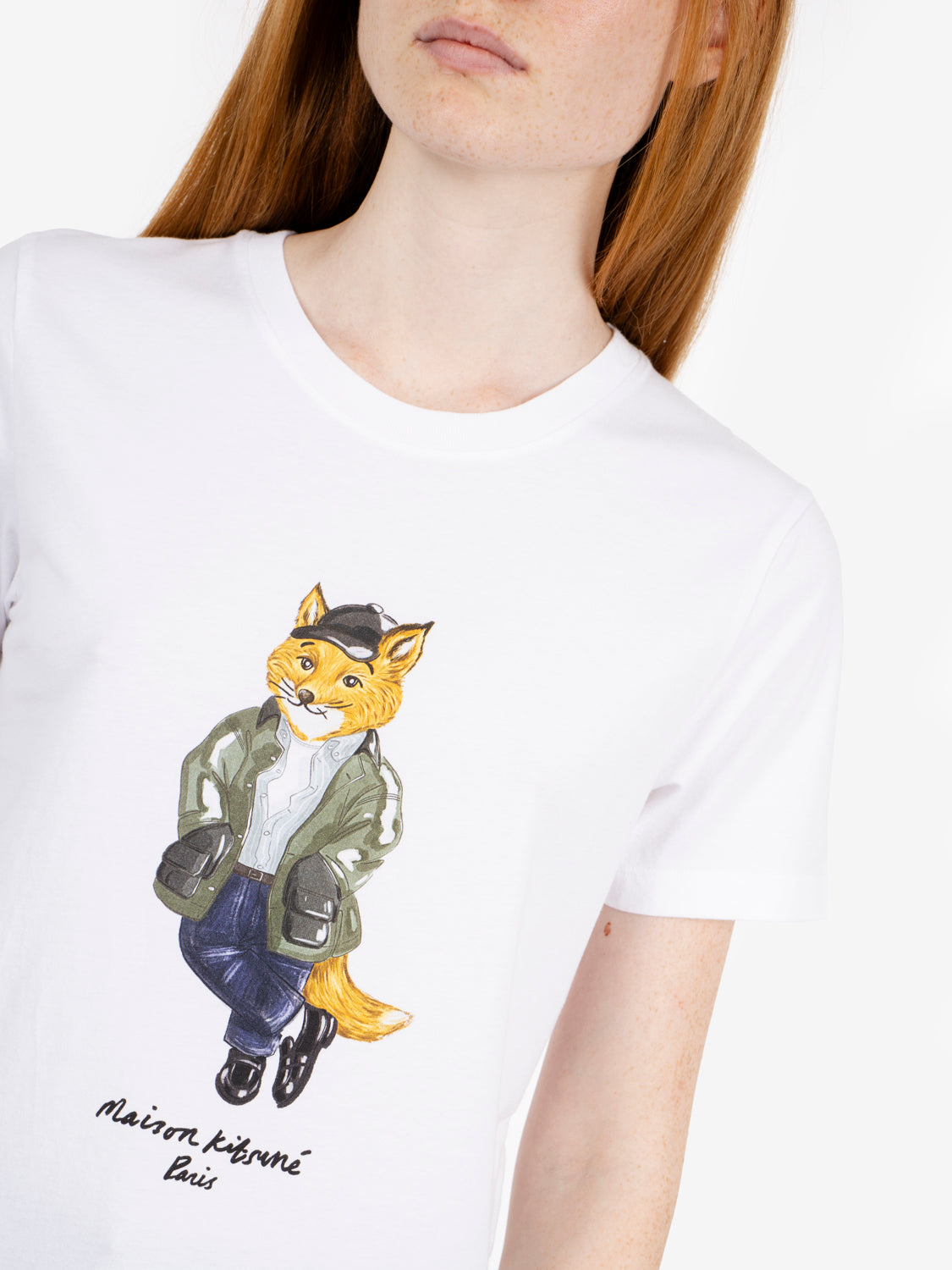 Weekend fox tee white