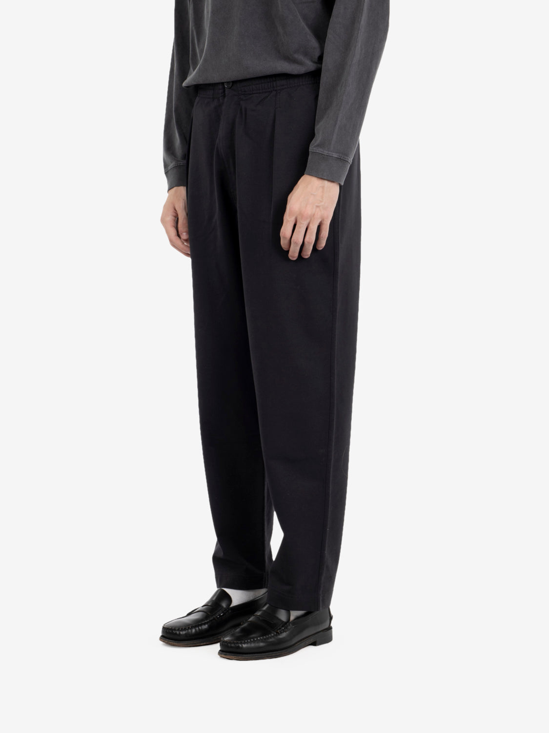 Wide leg Jogger pants black