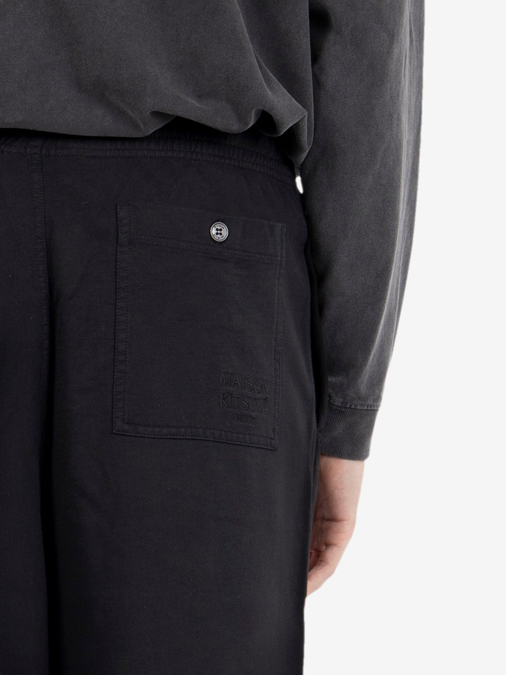 Wide leg Jogger pants black