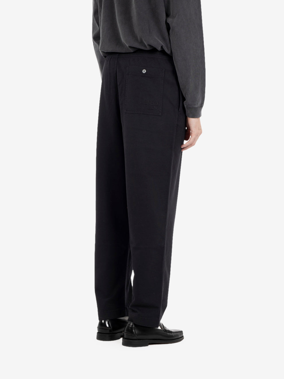 Wide leg Jogger pants black