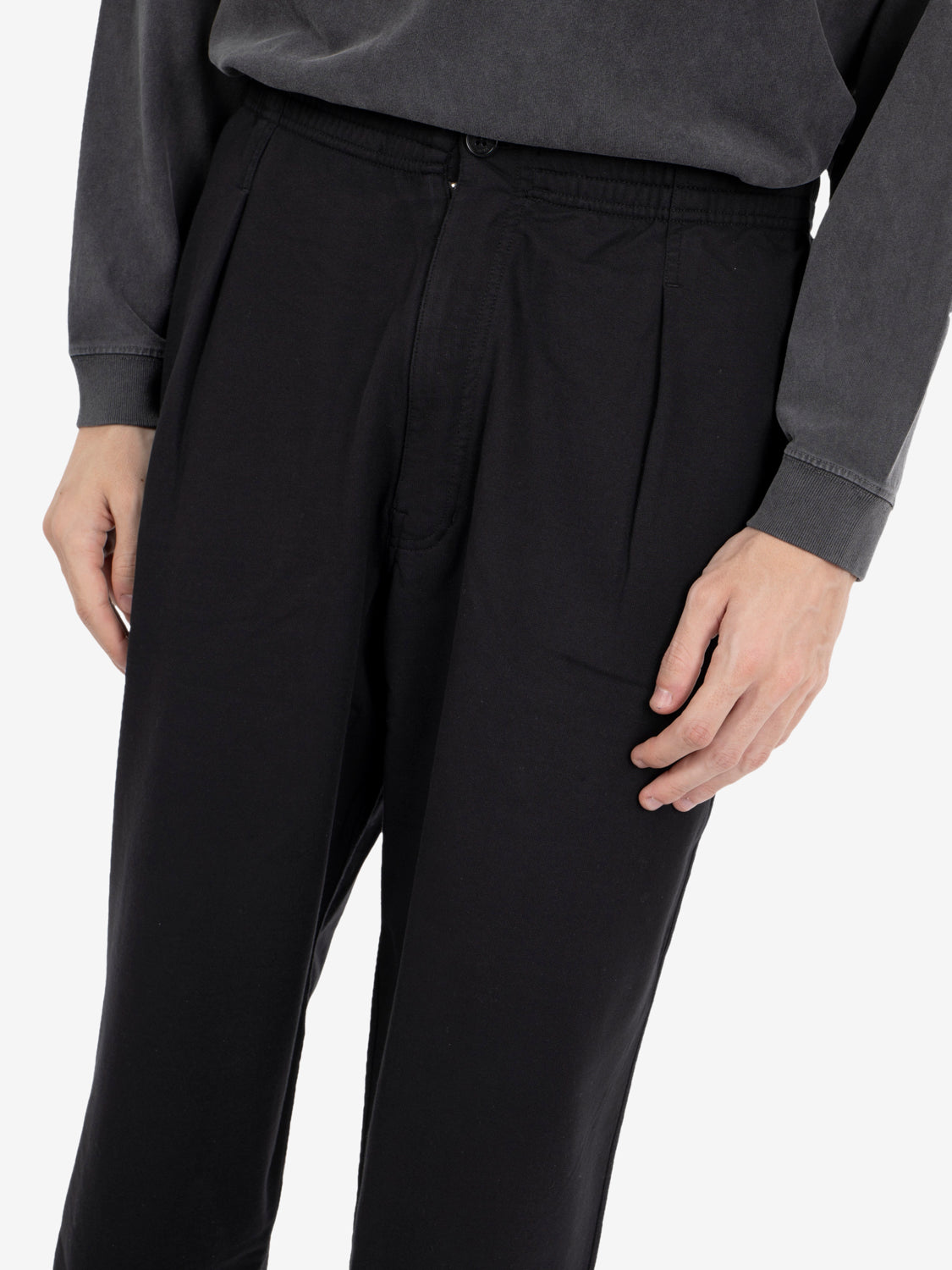 Wide leg Jogger pants black