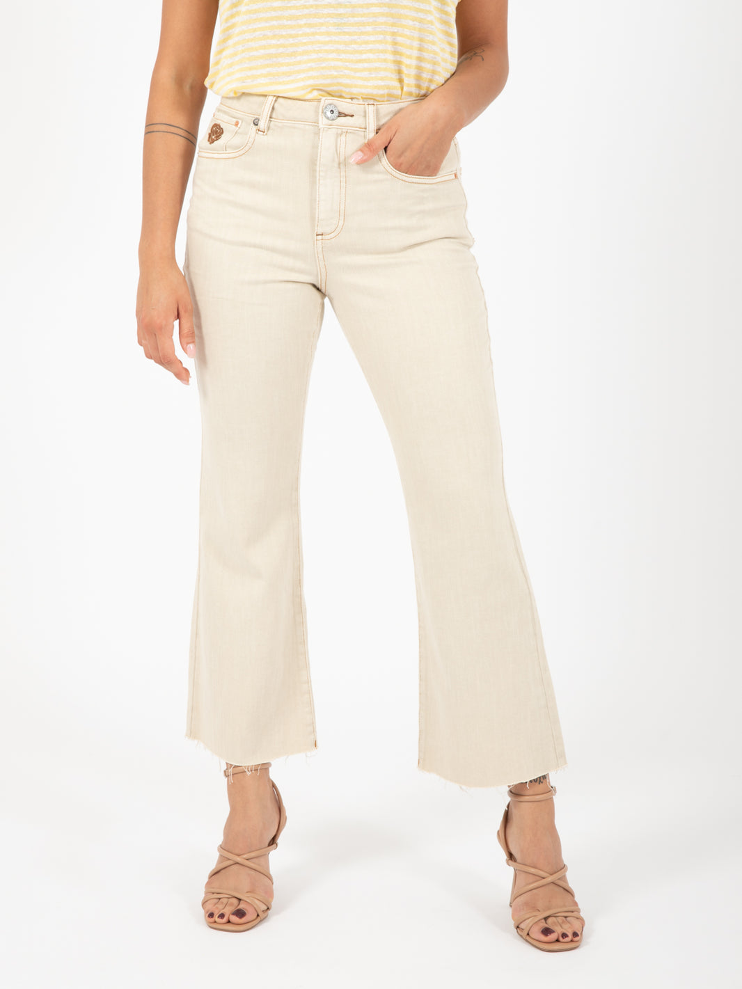 Cotton Bull Beige Pants