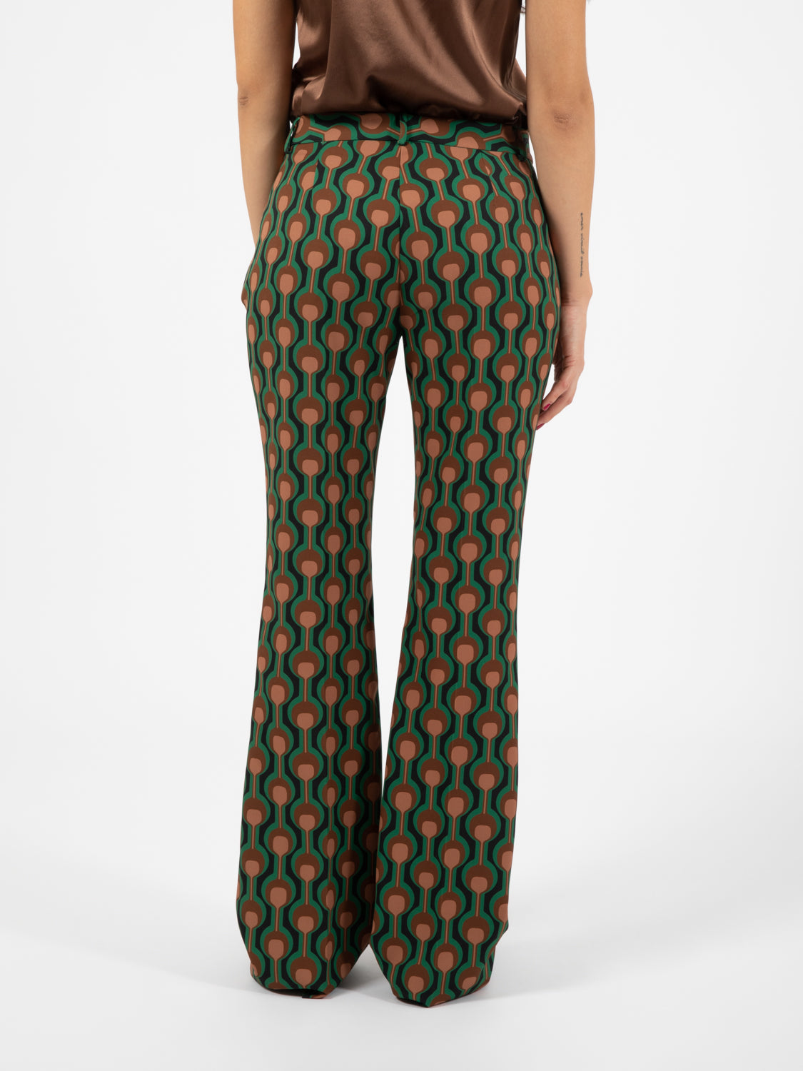Frieze Cad Pants Green / Camel