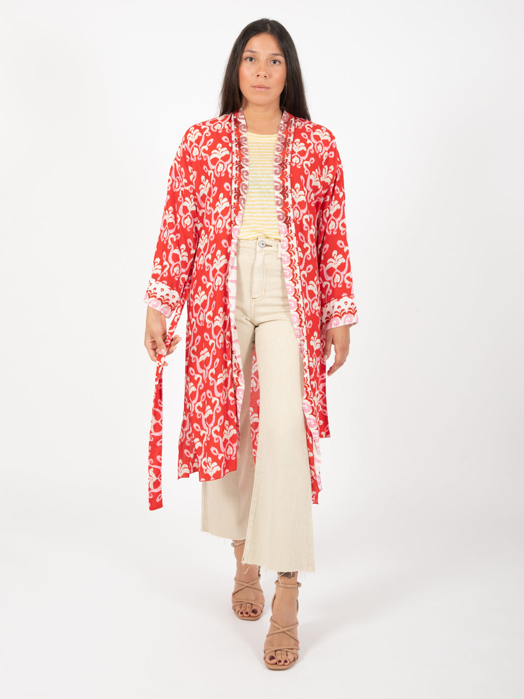 Officinalis red viscose duster