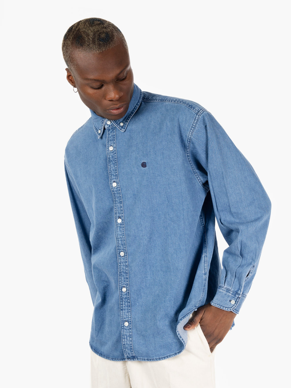 L/S Lucas shirt blue