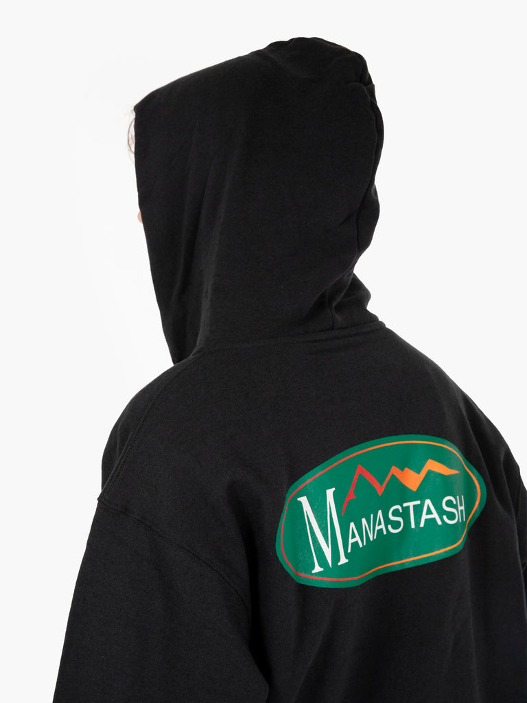 MANASTASH - Cascade hoodie original logo black