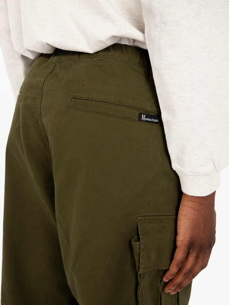 MANASTASH - Pantaloni Flex Climber olive