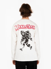 MANASTASH - Pumice longsleeve tee big foot white