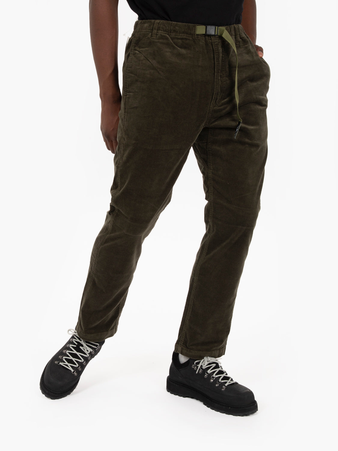 Stretch corduroy olive