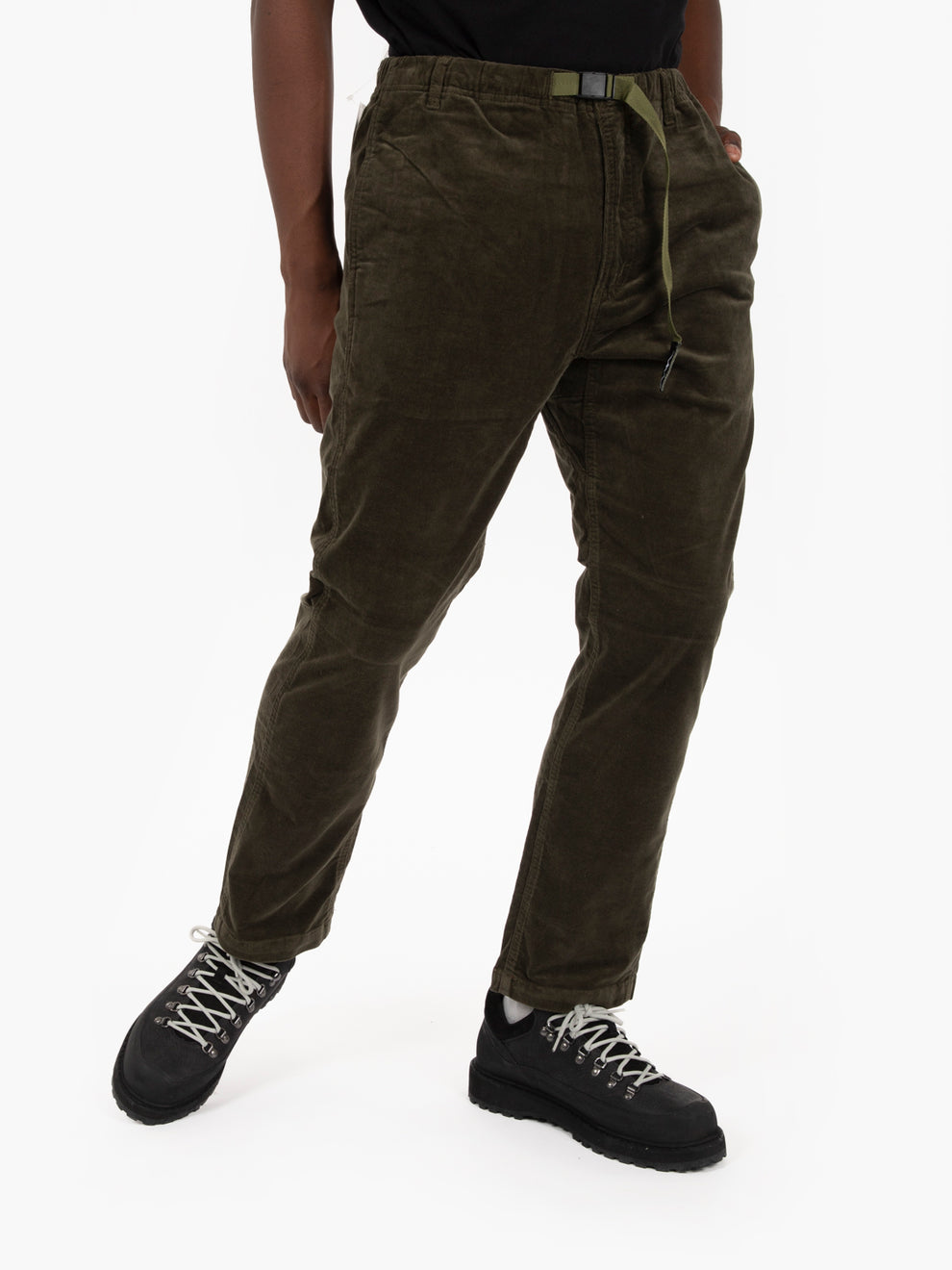 Stretch corduroy olive