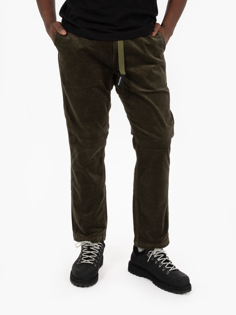 MANASTASH - Stretch corduroy olive