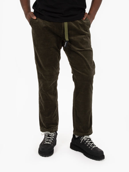 Stretch corduroy olive