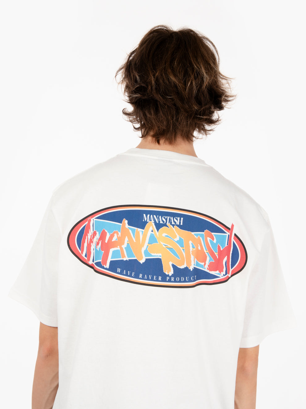 T-shirt citee paint logo white