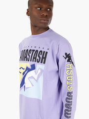 MANASTASH - T-shirt long sleeve lavander