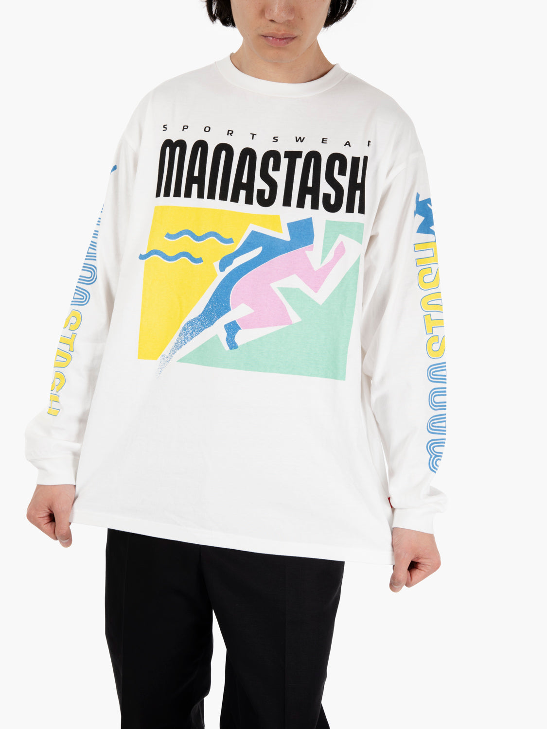 T-shirt long sleeve white