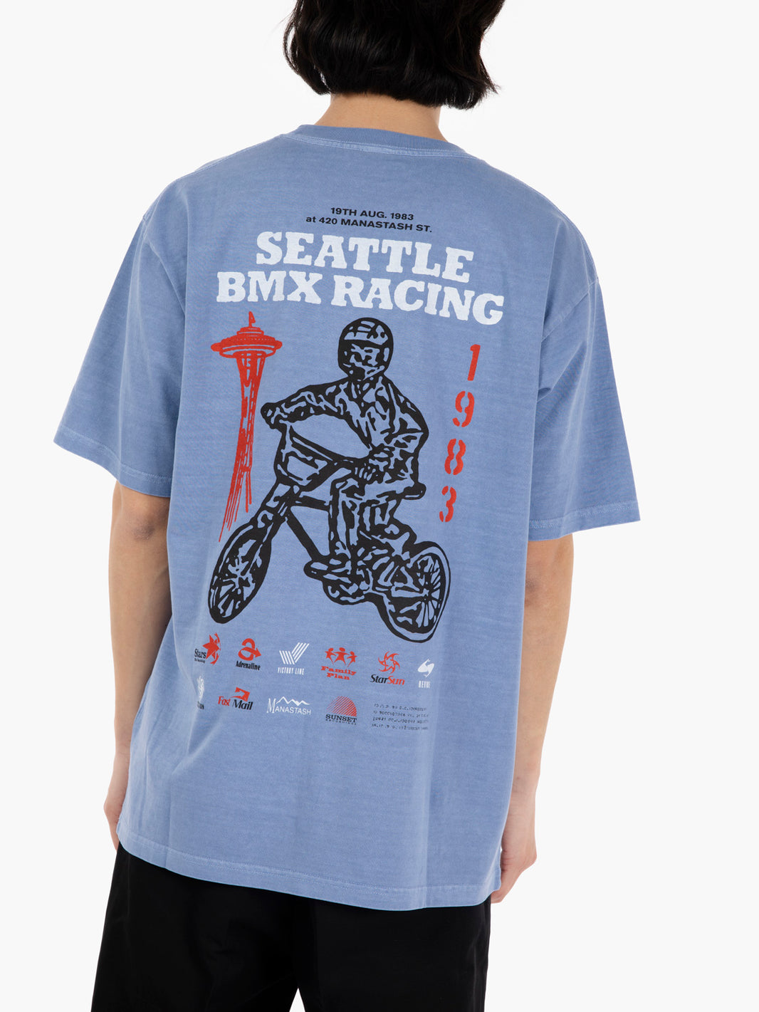 T-shirt SS pumice bmx blue