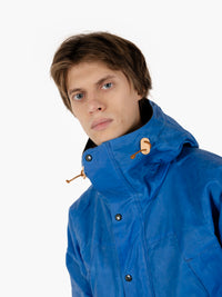 Mountain Jacket waxed mid blue