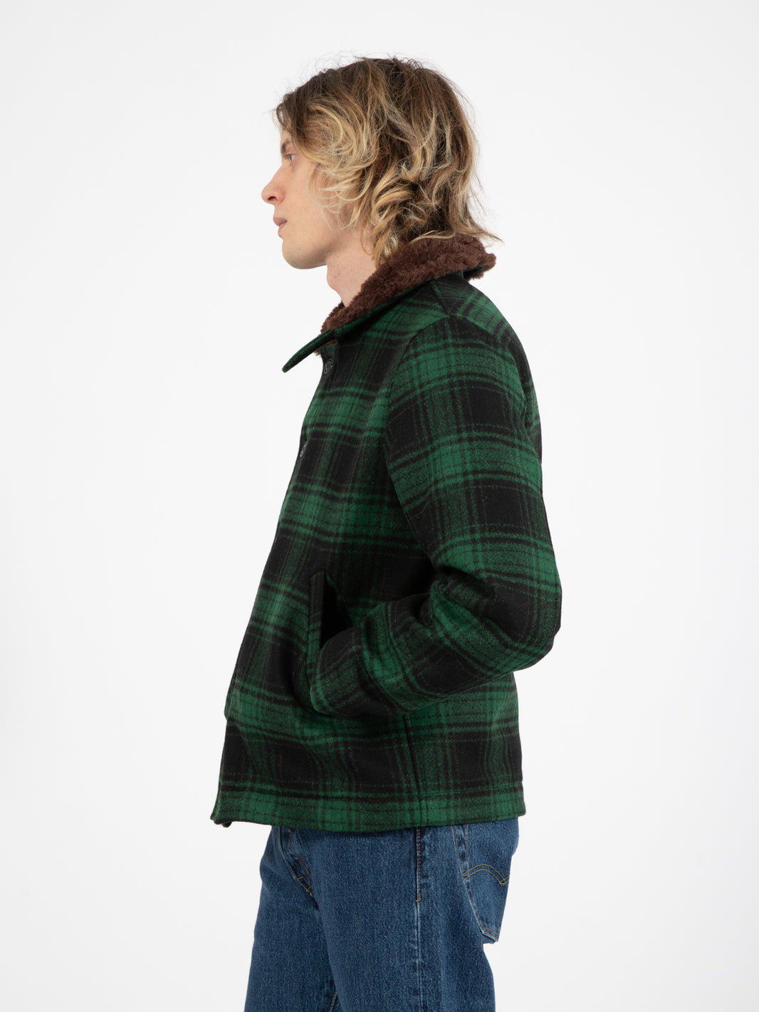 Deck Jacket green / black