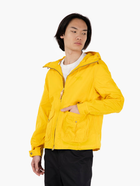 Giacca a vento con cappuccio yellow