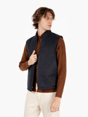 MANIFATTURA CECCARELLI - Gilet Mountain Vest navy