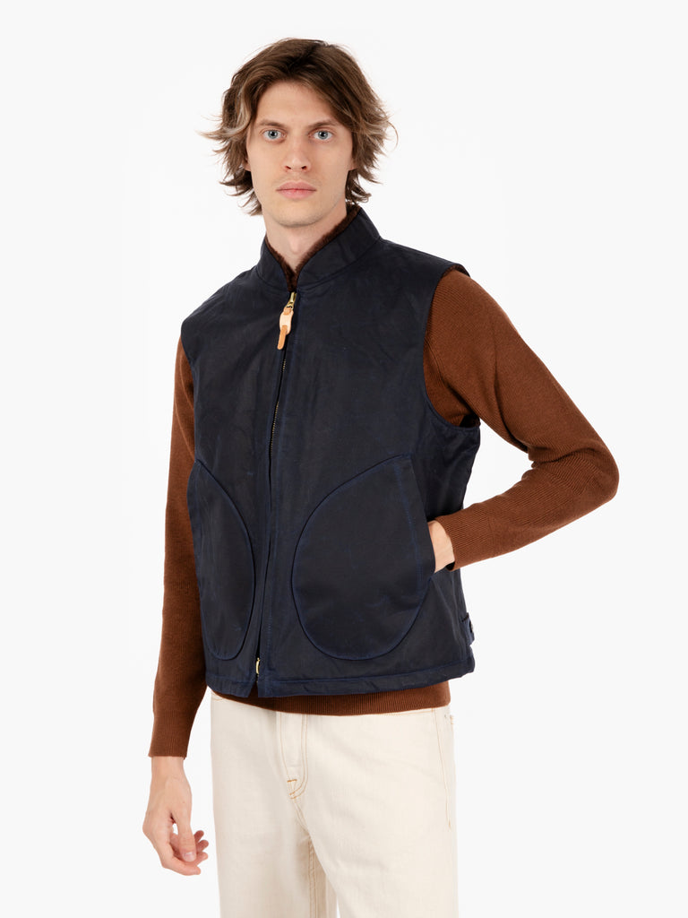 MANIFATTURA CECCARELLI - Gilet Mountain Vest navy