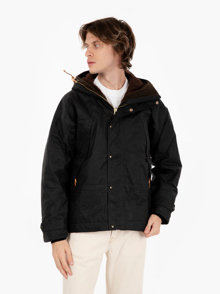 Giacca Mountain fleece lining black