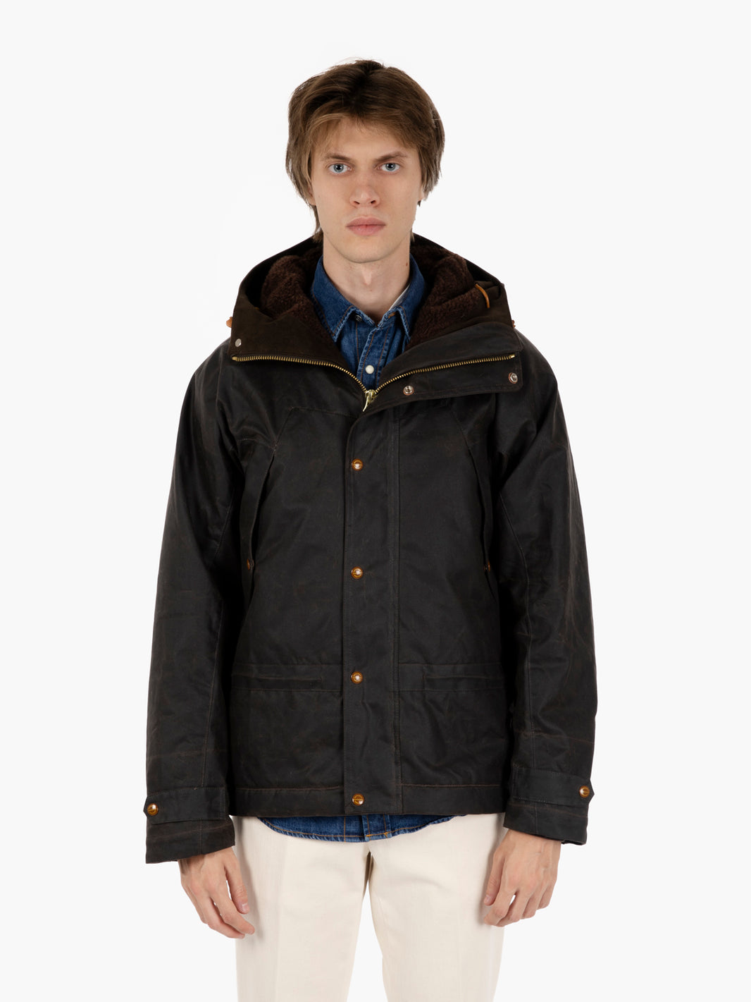 Mountain Jacket waxed chocolate