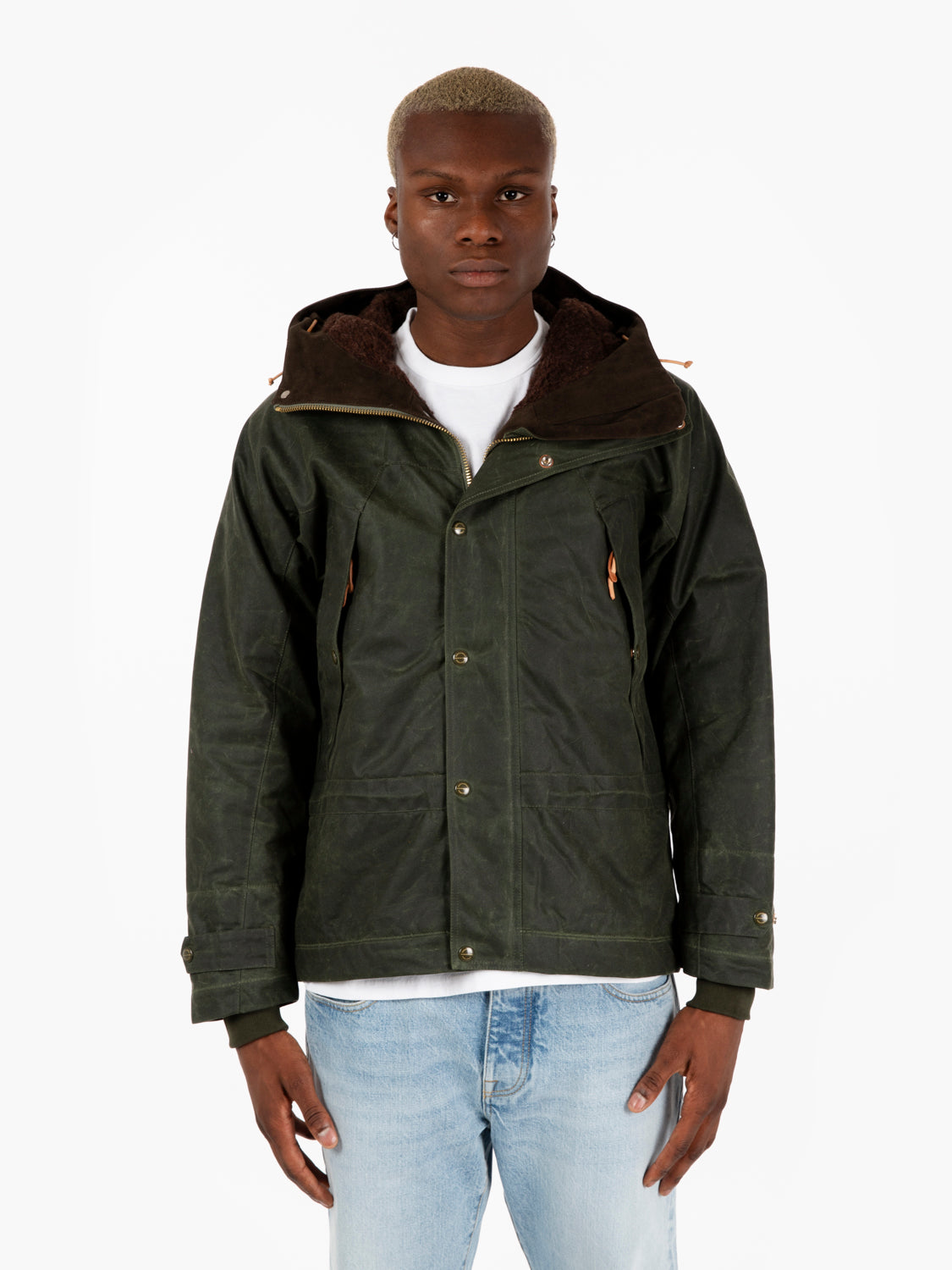 Mountain Jacket waxed dark green