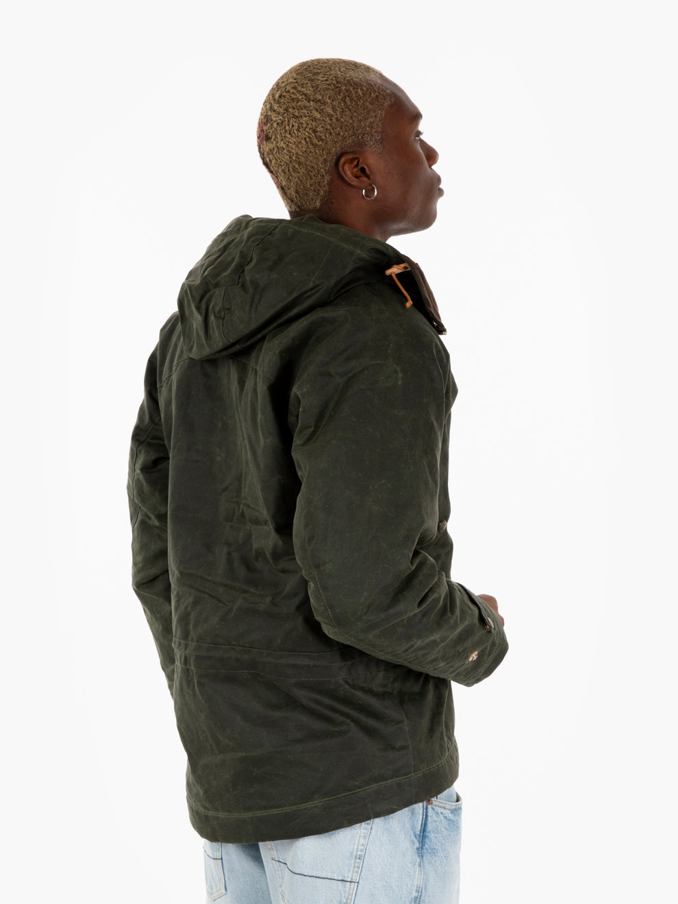 Mountain Jacket waxed dark green