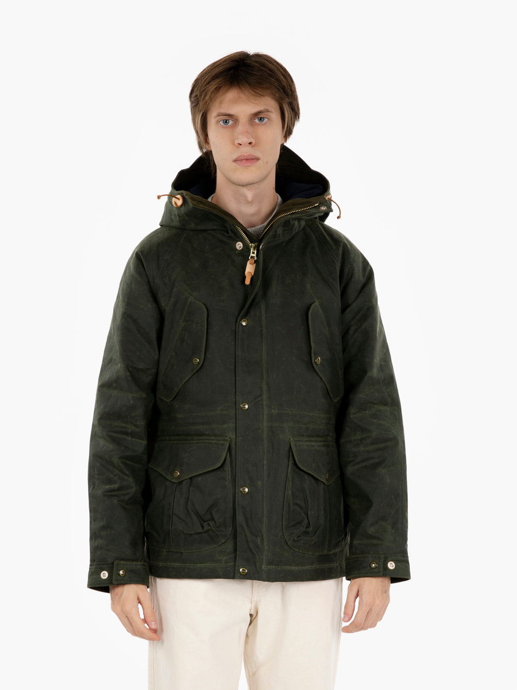 New Fisherman parka dark green
