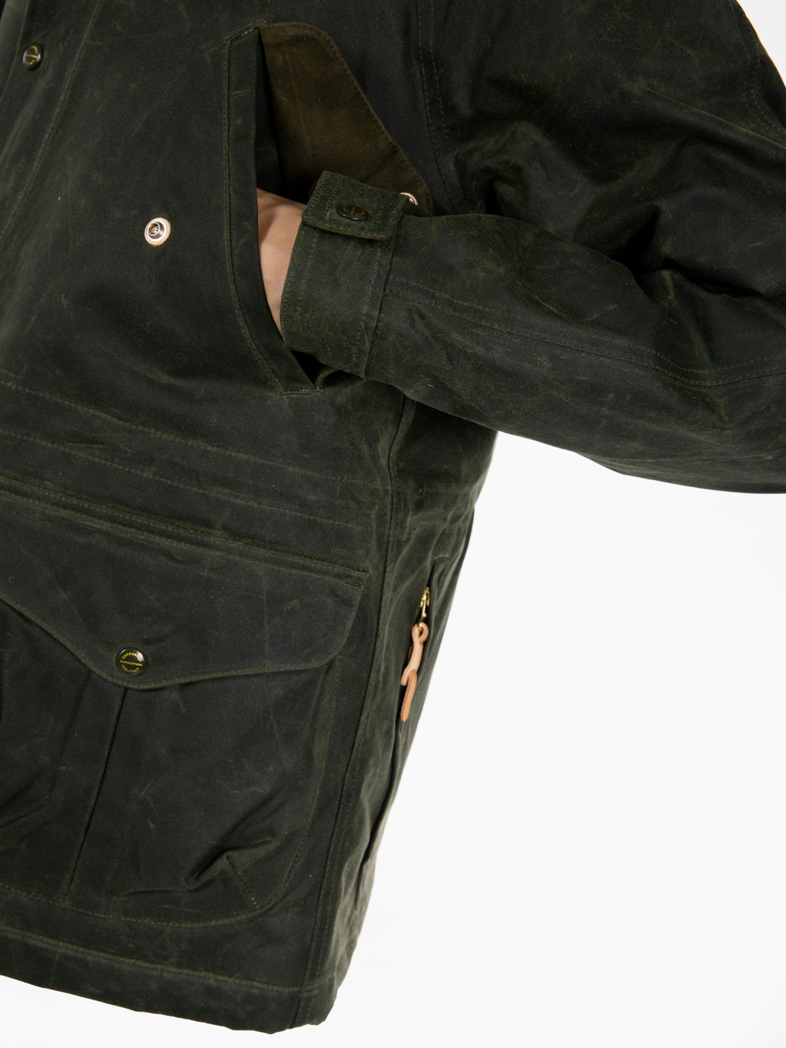 New Fisherman parka dark green