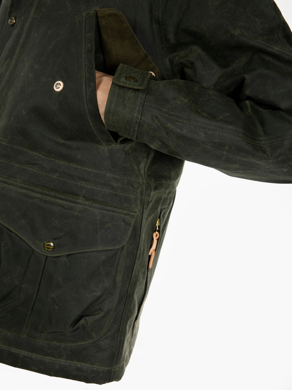 New Fisherman parka dark green