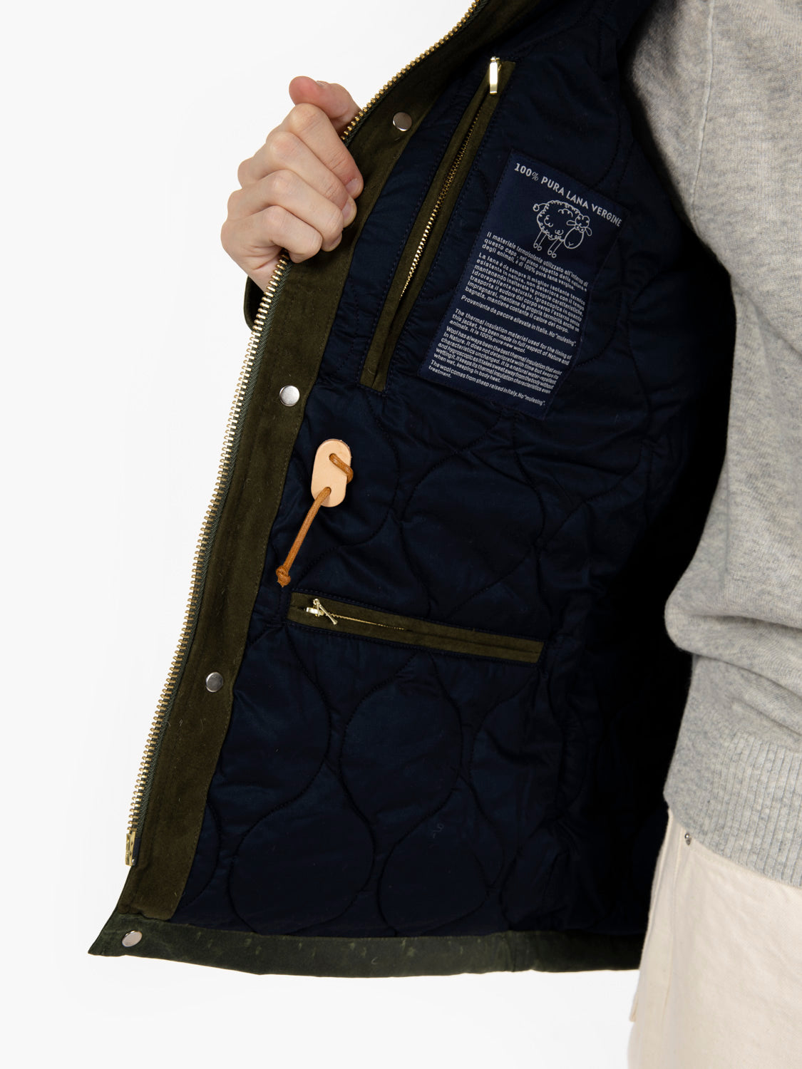 New Fisherman parka dark green