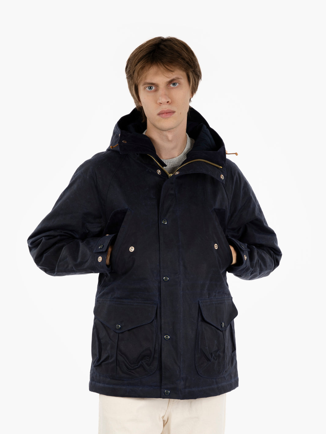 New Fisherman parka dark navy