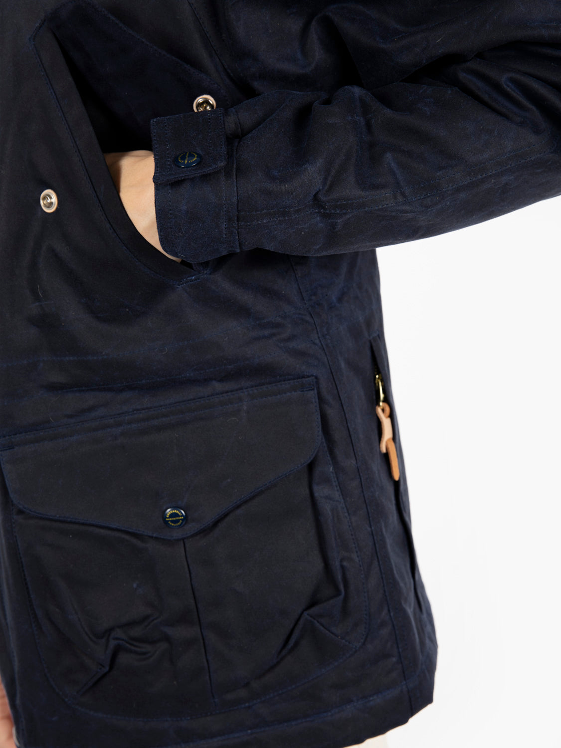 New Fisherman parka dark navy