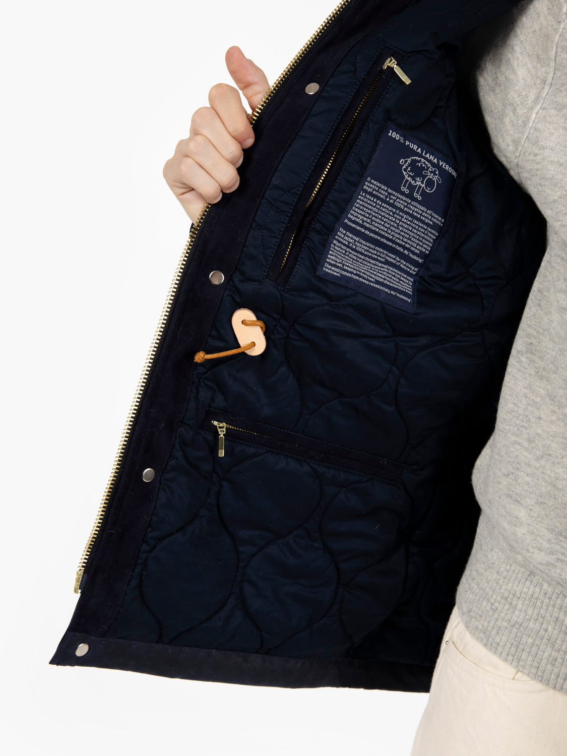 New Fisherman parka dark navy