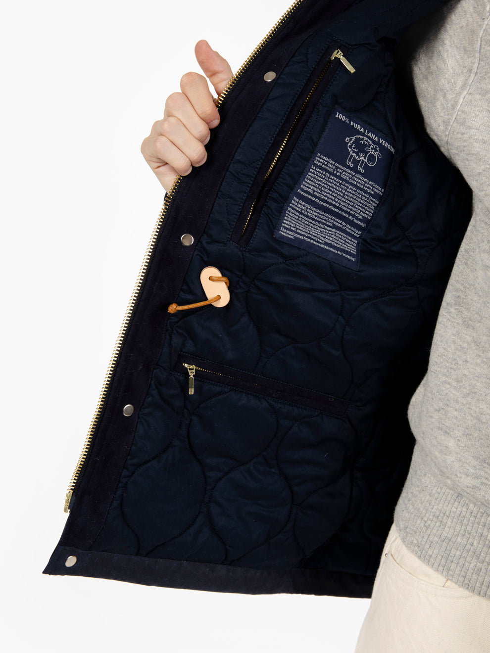 New Fisherman parka dark navy