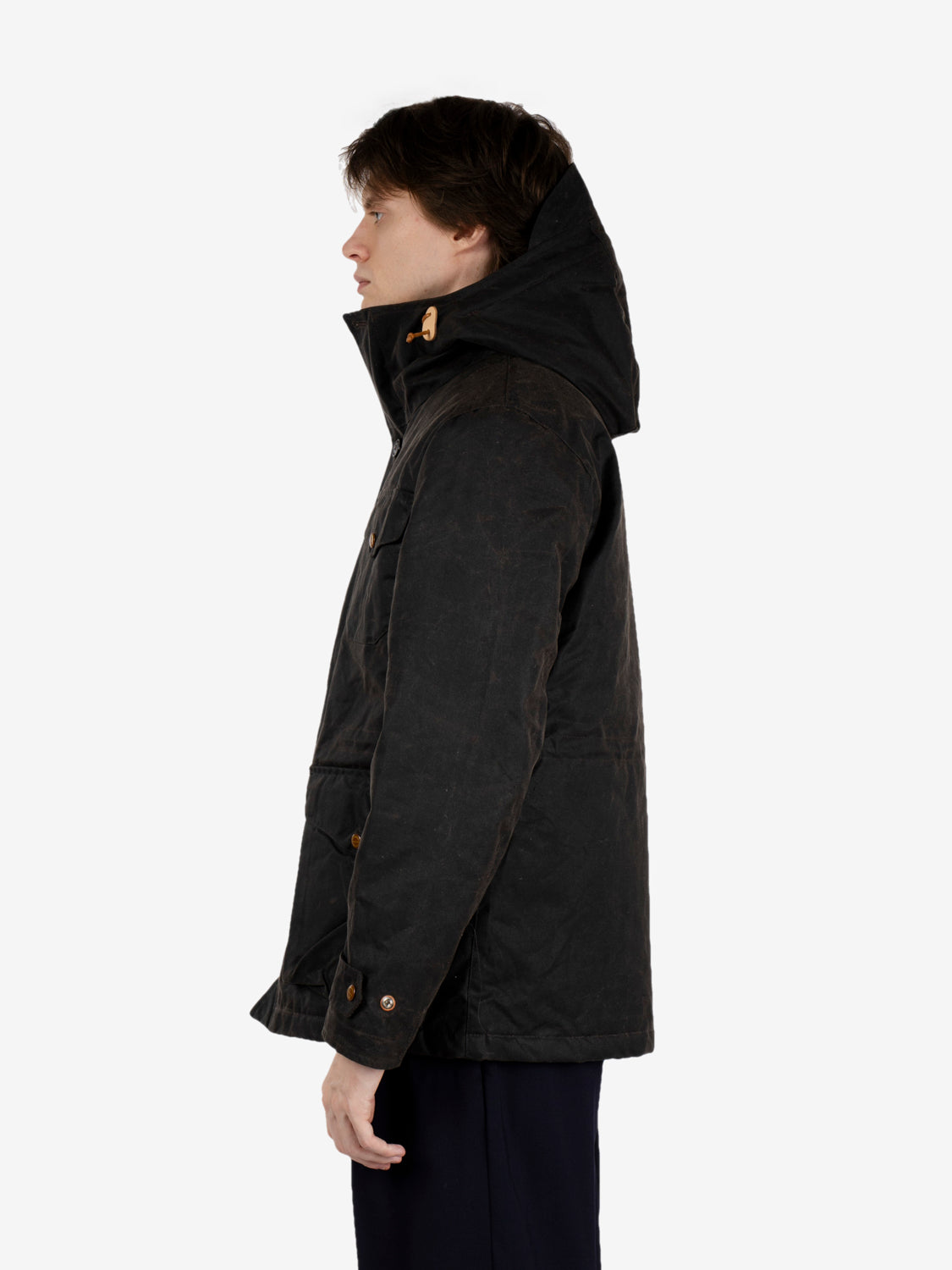 Teddy Lined Weekender coat chocolate