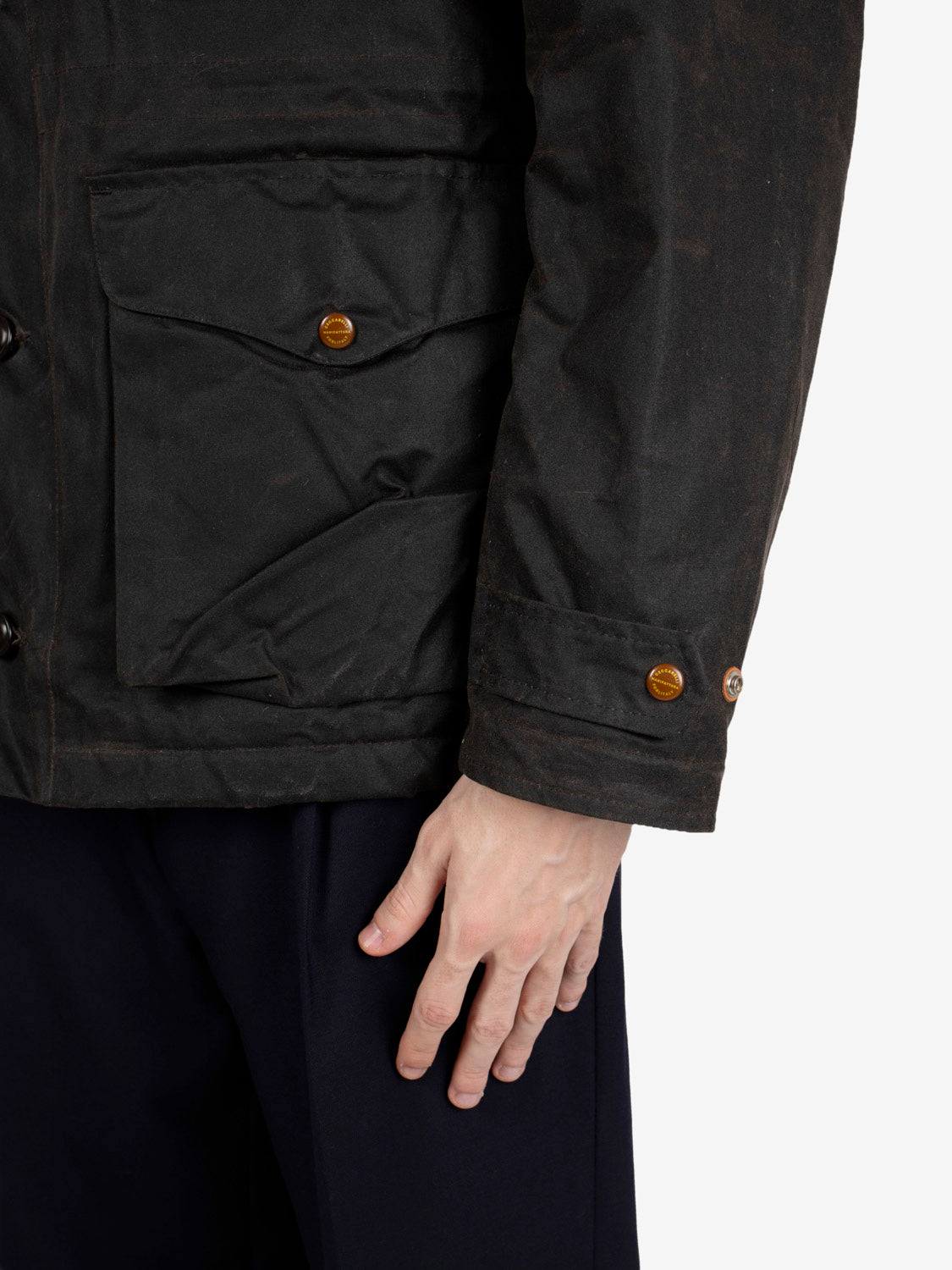 Teddy Lined Weekender coat chocolate