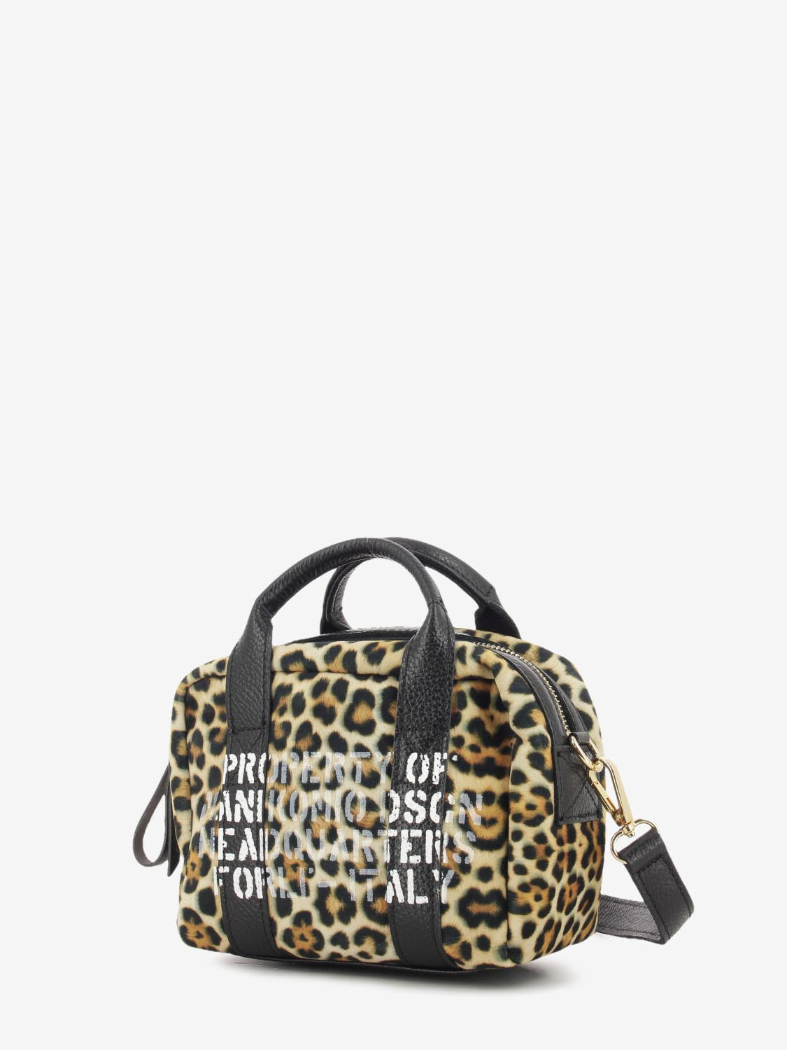 AVIATOR BAG S VELVET ANIMAL PRINT BBVVGIAGUARINO03