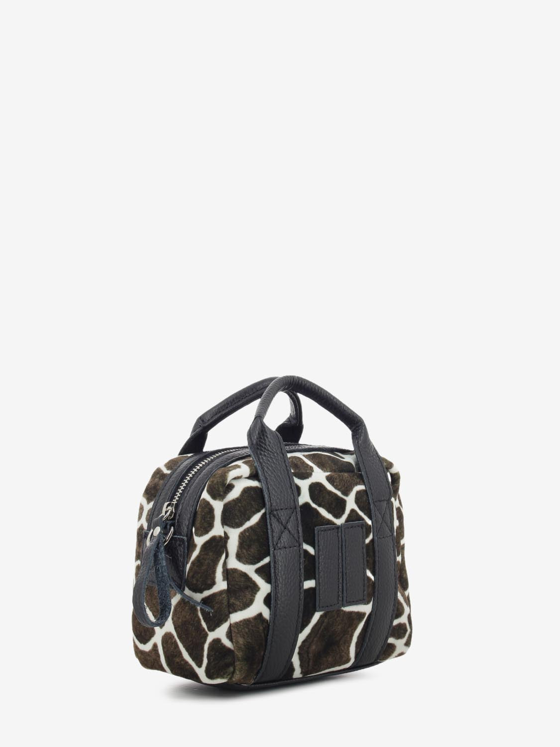 AVIATOR BAG S VELVET ANIMAL PRINT BBVVGIRAFFA06