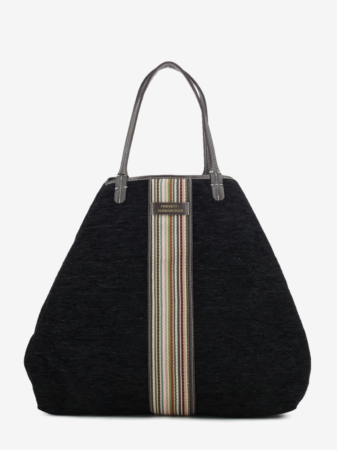 Shopper ciniglia winter black