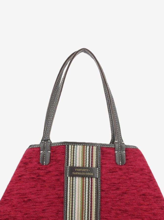 Shopper ciniglia winter red