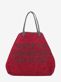 Shopper ciniglia winter red