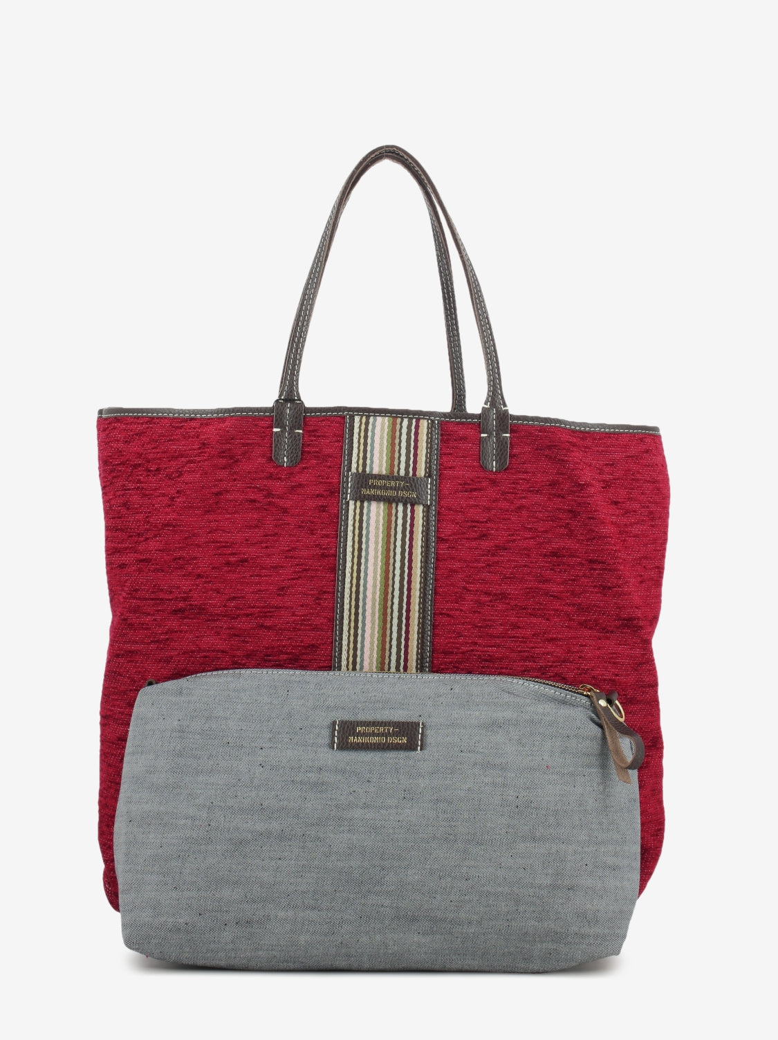 Shopper ciniglia winter red